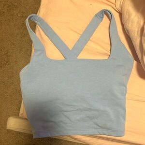 Light blue Old Navy size small sports bra top